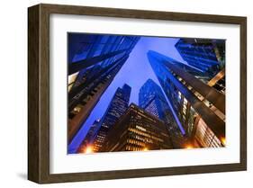 Chicago's Skyscrapers at Dusk-null-Framed Art Print