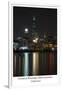 Chicago sears tower skyline-Patrick  J. Warneka-Framed Photographic Print