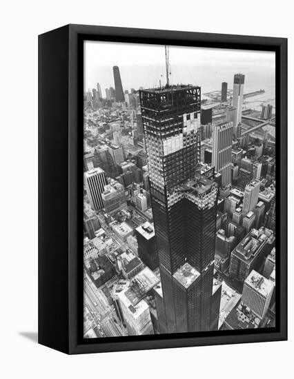 Chicago Sears Tower Topping-null-Framed Stretched Canvas