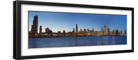 Chicago Skyline 2013-Patrick Warneka-Framed Photographic Print