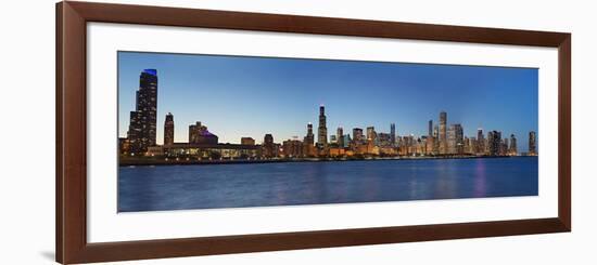 Chicago Skyline 2013-Patrick Warneka-Framed Photographic Print