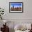 Chicago Skyline and Lake Michigan at Dusk with the Willis Tower on the Left, Chicago, Illinois, USA-Amanda Hall-Framed Photographic Print displayed on a wall