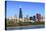 Chicago Skyline and Lake Michigan with the Willis Tower, Chicago, Illinois, USA-Amanda Hall-Stretched Canvas