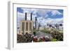 Chicago Skyline and River Looking North-Alan Klehr-Framed Photographic Print