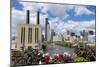 Chicago Skyline and River Looking North-Alan Klehr-Mounted Photographic Print