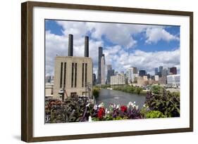 Chicago Skyline and River Looking North-Alan Klehr-Framed Photographic Print