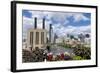 Chicago Skyline and River Looking North-Alan Klehr-Framed Photographic Print