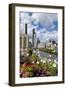 Chicago Skyline and River Looking North-Alan Klehr-Framed Photographic Print