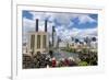 Chicago Skyline and River Looking North-Alan Klehr-Framed Photographic Print