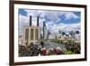 Chicago Skyline and River Looking North-Alan Klehr-Framed Photographic Print