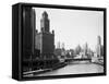 Chicago Skyline and River-Bettmann-Framed Stretched Canvas