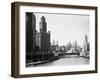 Chicago Skyline and River-Bettmann-Framed Premium Photographic Print