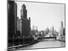 Chicago Skyline and River-Bettmann-Mounted Premium Photographic Print