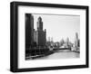 Chicago Skyline and River-Bettmann-Framed Photographic Print