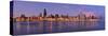 Chicago Skyline at Dawn-gnagel-Stretched Canvas