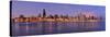 Chicago Skyline at Dawn-gnagel-Stretched Canvas