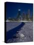 Chicago Skyline At North Ave Beach, Winter-Steve Gadomski-Stretched Canvas