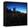 Chicago Skyline at Twilight-Bill Ross-Framed Stretched Canvas