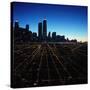 Chicago Skyline at Twilight-Bill Ross-Stretched Canvas