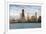 Chicago Skyline from North Avenue Beach at Dusk-Alan Klehr-Framed Photographic Print