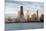 Chicago Skyline from North Avenue Beach at Dusk-Alan Klehr-Mounted Photographic Print