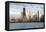 Chicago Skyline from North Avenue Beach at Dusk-Alan Klehr-Framed Stretched Canvas