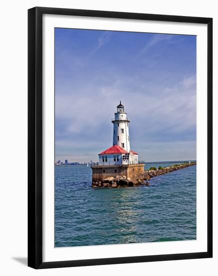 Chicago Skyline from the Water, Illinois, USA-Joe Restuccia III-Framed Premium Photographic Print