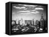 Chicago Skyline from Wacker Drive-null-Framed Stretched Canvas