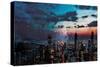 Chicago Skyline Hues-Milli Villa-Stretched Canvas