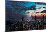 Chicago Skyline Hues-Milli Villa-Mounted Premium Giclee Print