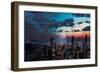 Chicago Skyline Hues-Milli Villa-Framed Art Print