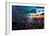 Chicago Skyline Hues-Milli Villa-Framed Art Print