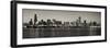 Chicago Skyline In Black And White-Patrick Warneka-Framed Photographic Print