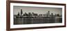 Chicago Skyline In Black And White-Patrick Warneka-Framed Photographic Print