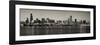 Chicago Skyline In Black And White-Patrick Warneka-Framed Photographic Print