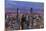 Chicago Skyline Panorama Aerial View with Skyscrapers with Cloudy  Sky at Dusk.-Songquan Deng-Mounted Photographic Print