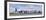 Chicago Skyline Panorama with Skyscrapers over Lake Michigan with Cloudy Blue Sky.-Songquan Deng-Framed Photographic Print
