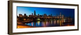 Chicago Skyline Panorama-Steve Gadomski-Framed Photographic Print