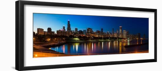 Chicago Skyline Panorama-Steve Gadomski-Framed Photographic Print