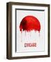 Chicago Skyline Red-Unknown-Framed Art Print