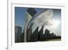 Chicago Skyline Reflected by the Bean-Patrick J. Warneka-Framed Photographic Print