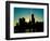 Chicago Skyline Silhouette From Navy Pier-Patrick Warneka-Framed Photographic Print