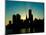 Chicago Skyline Silhouette From Navy Pier-Patrick Warneka-Mounted Photographic Print