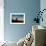 Chicago Skyline Silhouette-Steve Gadomski-Framed Photographic Print displayed on a wall