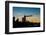 Chicago Skyline Silhouette-Steve Gadomski-Framed Photographic Print