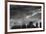 Chicago Skyline Storm BW-Steve Gadomski-Framed Photographic Print