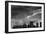 Chicago Skyline Storm BW-Steve Gadomski-Framed Photographic Print