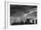 Chicago Skyline Storm BW-Steve Gadomski-Framed Photographic Print