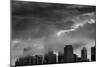 Chicago Skyline Storm BW-Steve Gadomski-Mounted Photographic Print