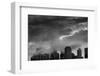 Chicago Skyline Storm BW-Steve Gadomski-Framed Photographic Print